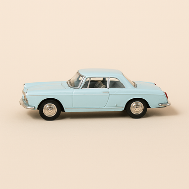 Peugeot 404 coupé bleue claire de 1964 - ELIGOR - Image haute qualité