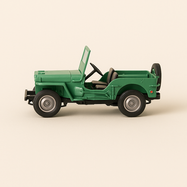 Jeep Willys verte - Solido - Image haute qualité