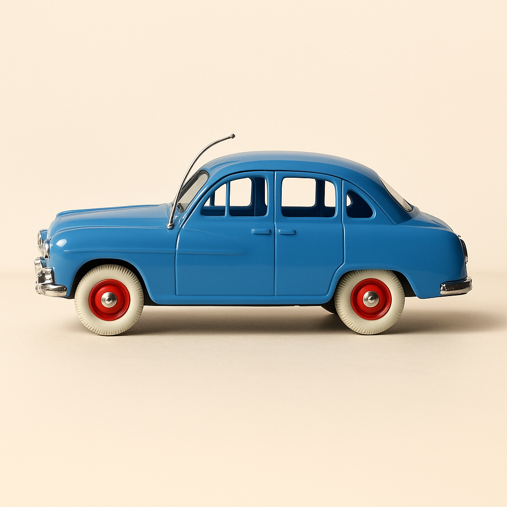 Ford Vedette 54 niebieska - NOREV (samochód z plastiku)