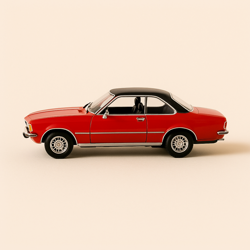 Opel Commodore GS/E coupé rouge et toit noir de 1975 - Auto Plus