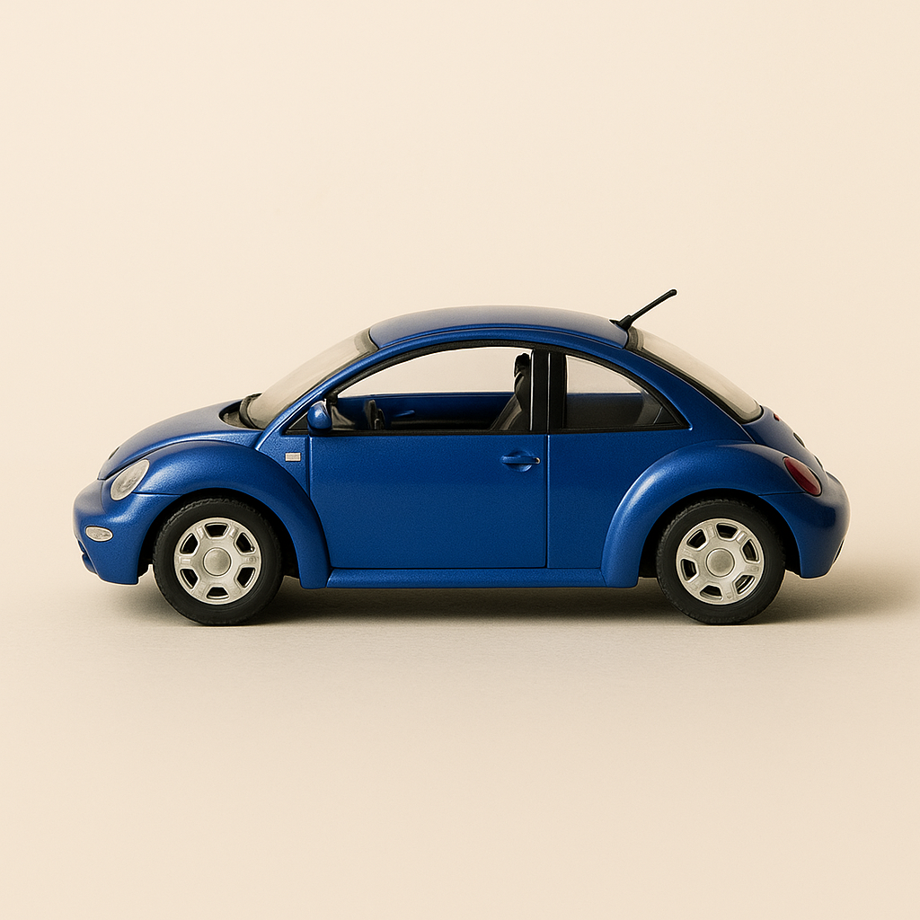 Volkswagen Beetle azul de 1998 - Auto Plus