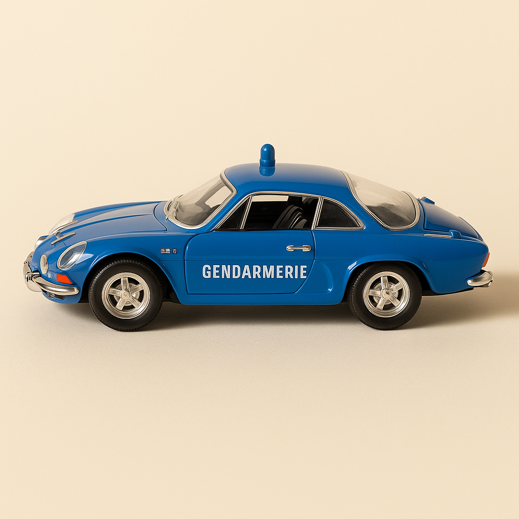 Alpine Renault A110 blu di GENDARMERIE (SCALA 1/24) - BURAGO