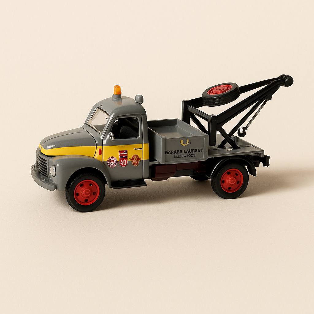 Fiat 615 grey Tow Truck GARAGE LAURENT - Garage Moderne collection