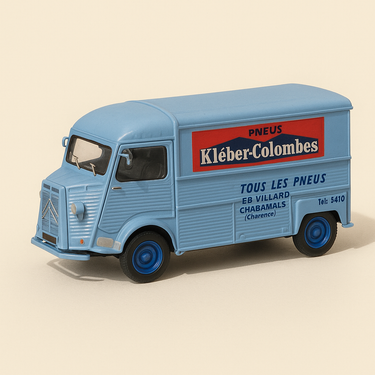 Citroën type H bleu Livraison KLEBER-COLOMBES - Collection Garage Moderne - Image haute qualité