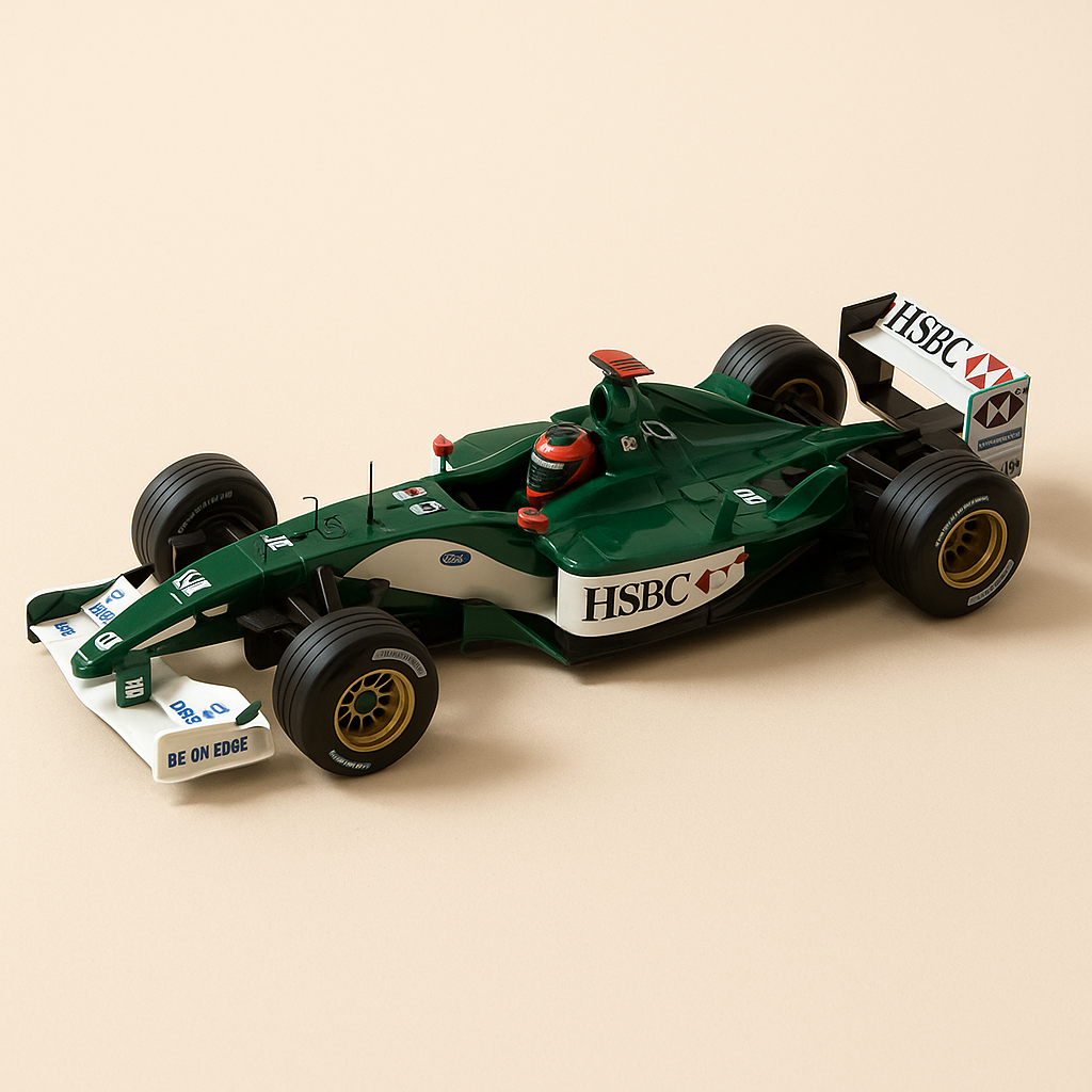 Jaguar R4 verde número 14 de 2003 (Fórmula 1)