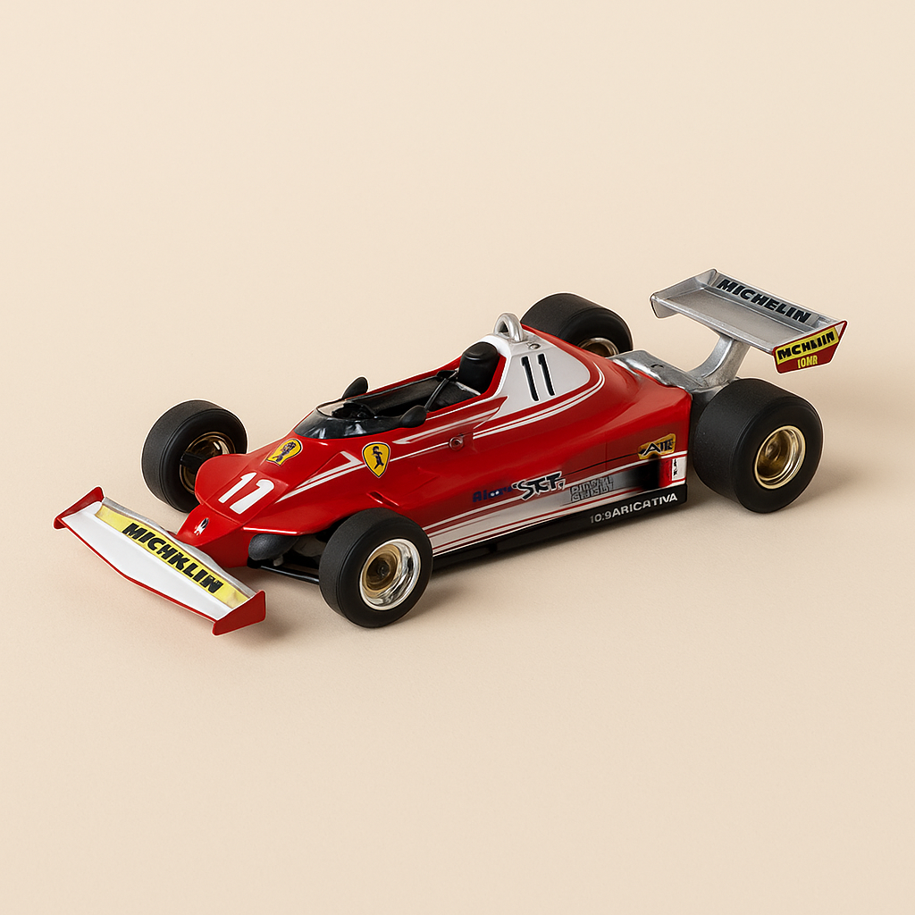 Ferrari 312 T3 rouge numéro 11 - Formule 1 - grand prix d'Argentine de 1979