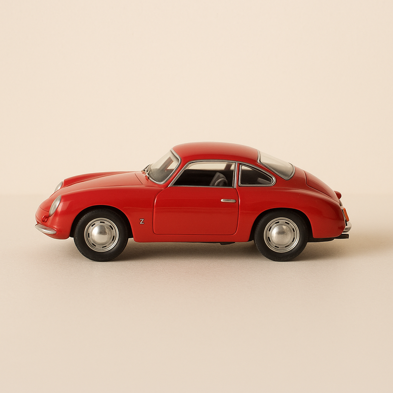 Fiat Abarth 750 Zagato rojo - colección MODEL BEST