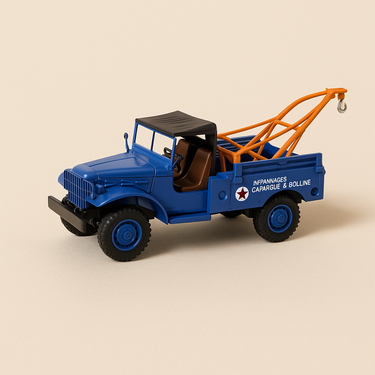 Dépanneuse Dodge WC52 bleue Dépannages Lafargue & Bolline - Collection Garage Moderne - Image haute qualité