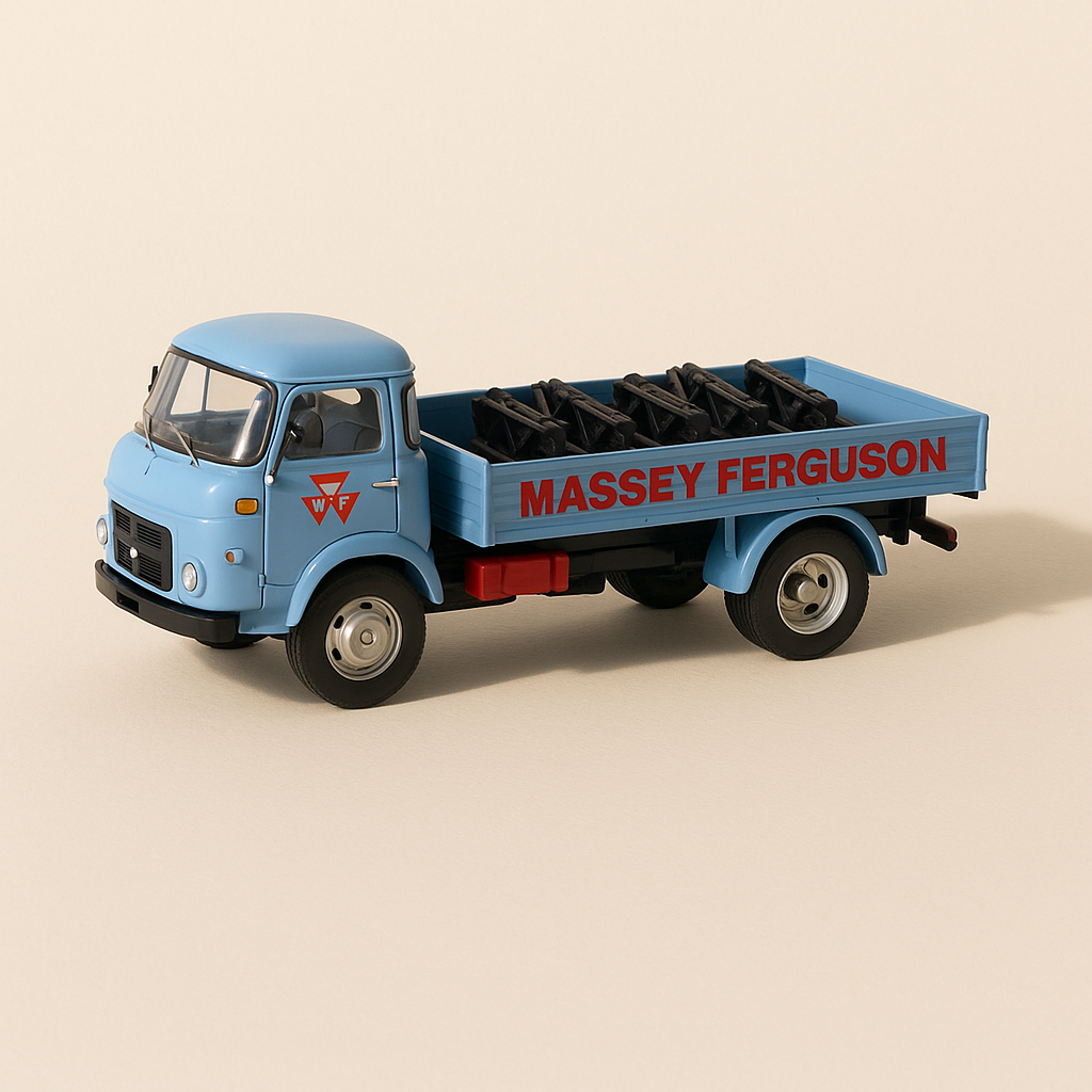 Massey-Ferguson Agency Blue Saviem SG5 Truck - Modern Garah-ge Collection