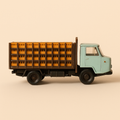 Camion Berliet TEKEL transport de boissons - Hachette collection - Image haute qualité