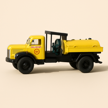 Camion Berliet GLM 10 R malaxeur à asphalte - Collection Hachette - Image haute qualité