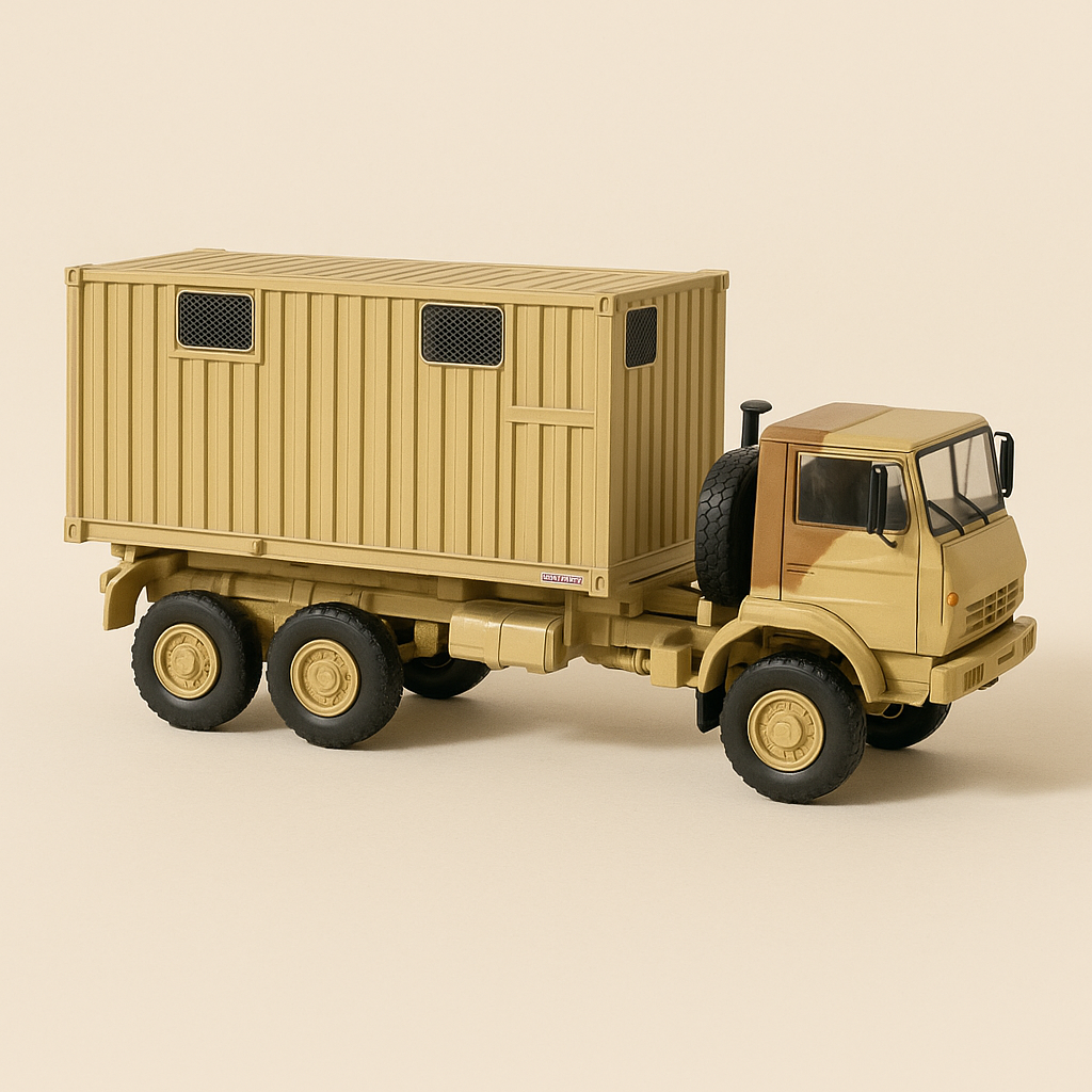 Camion Berliet GBD 6x6 brązowy - kolekcja Hachette