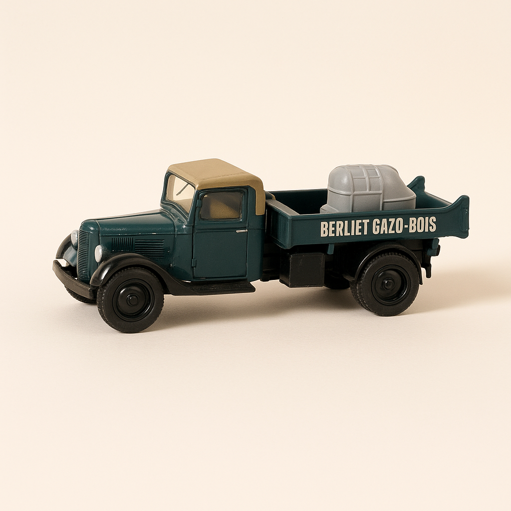 Camion Berliet VDANG 16 Gazo-bois vert