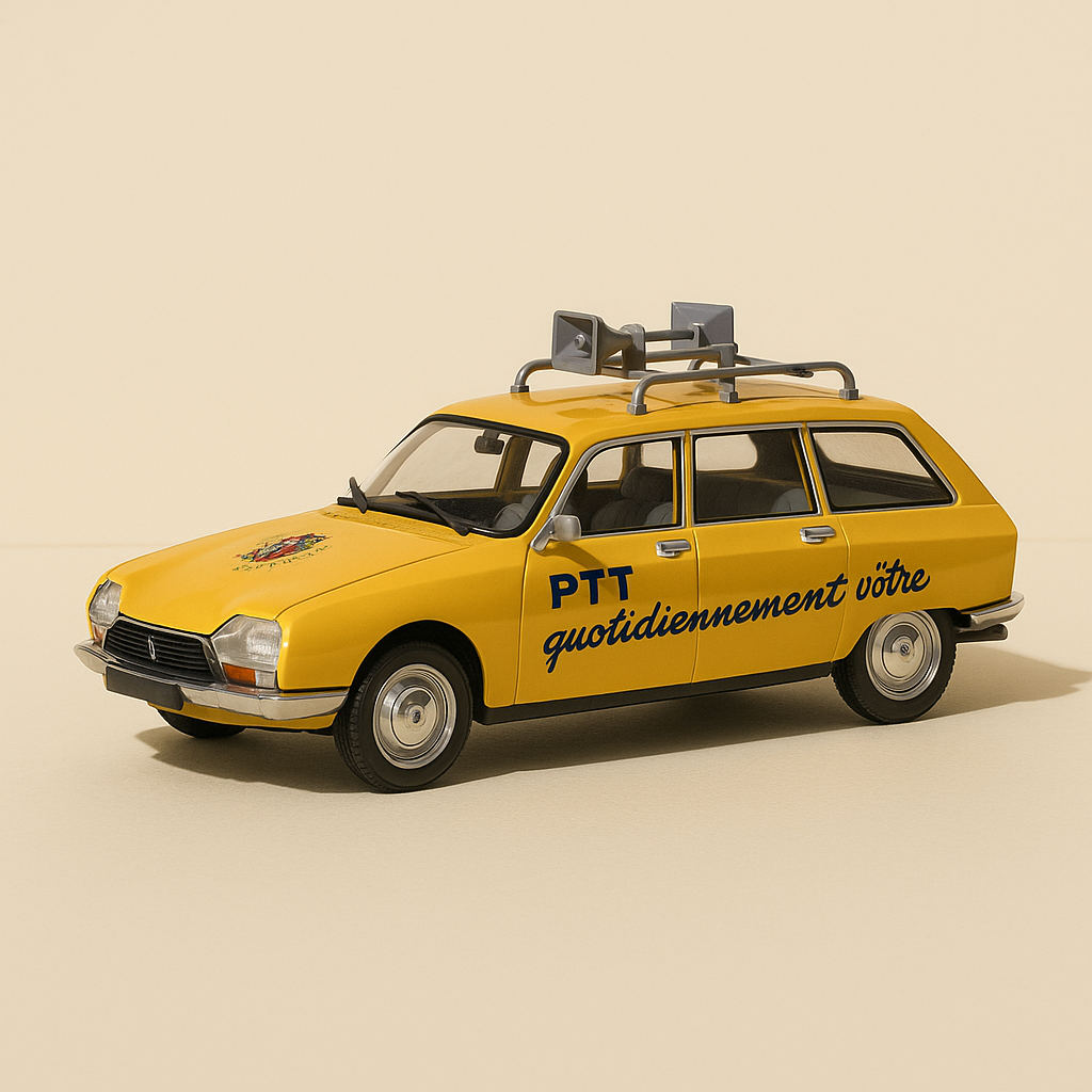 Citroën GS break jaune PTT du tour de France de 1975