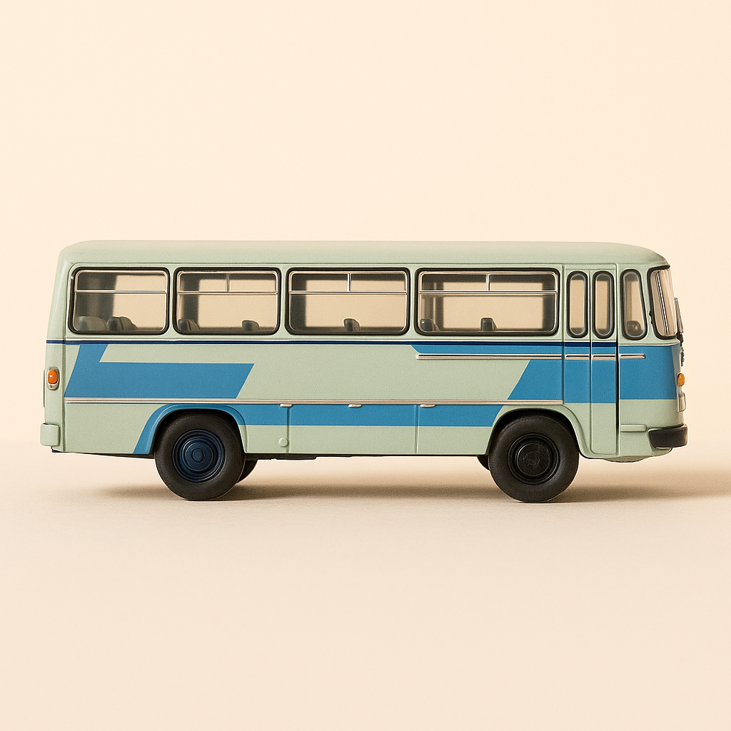 Auto Berliet PAK Heuliez blo (2 Faarwen vum Blo) - Sammlung Hachette