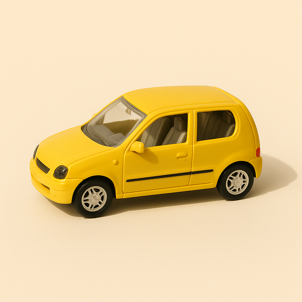 Fiat Seicento giel - Majorette