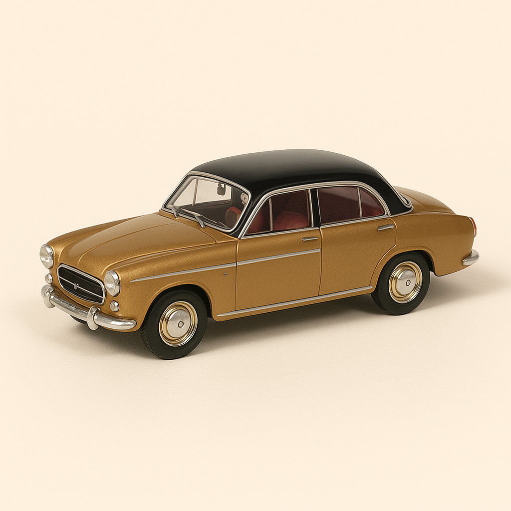 Fiat 1900 Granluce braun mit schwarzem Dach von 1952