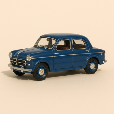 Fiat 1100-103 bleue de 1953 - série ORO - Image haute qualité