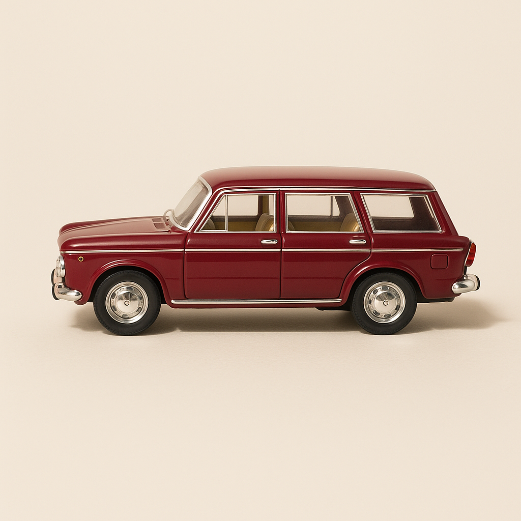 Fiat 1100 R Familiare bordeaux de 1966 - collection Starline models