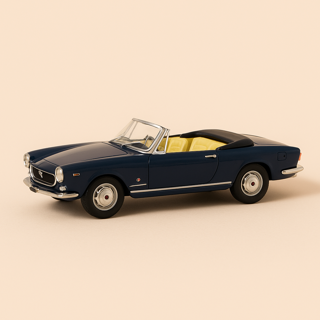 Fiat 2300 S Cabriolet bleu de 1962 - collection Starline models