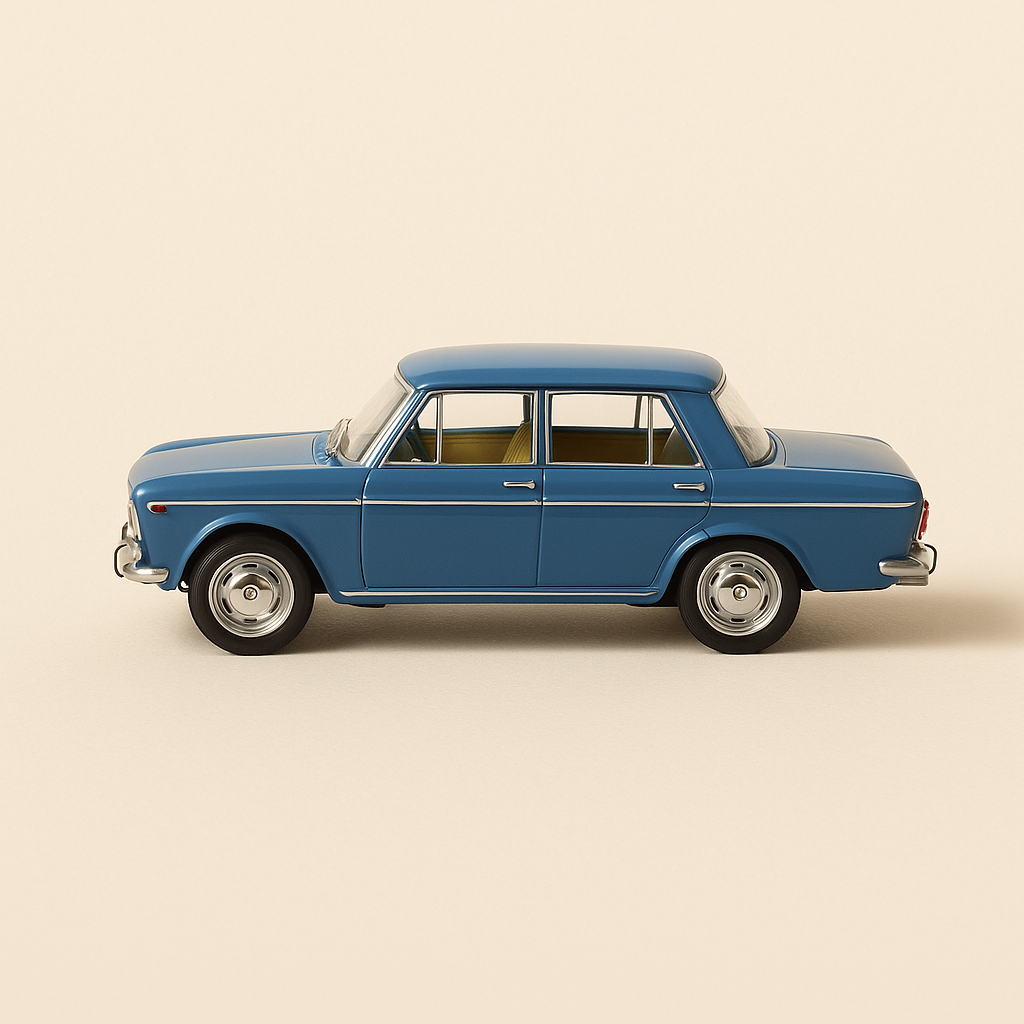 Fiat 1500 bleu de 1961 - collection Starline models