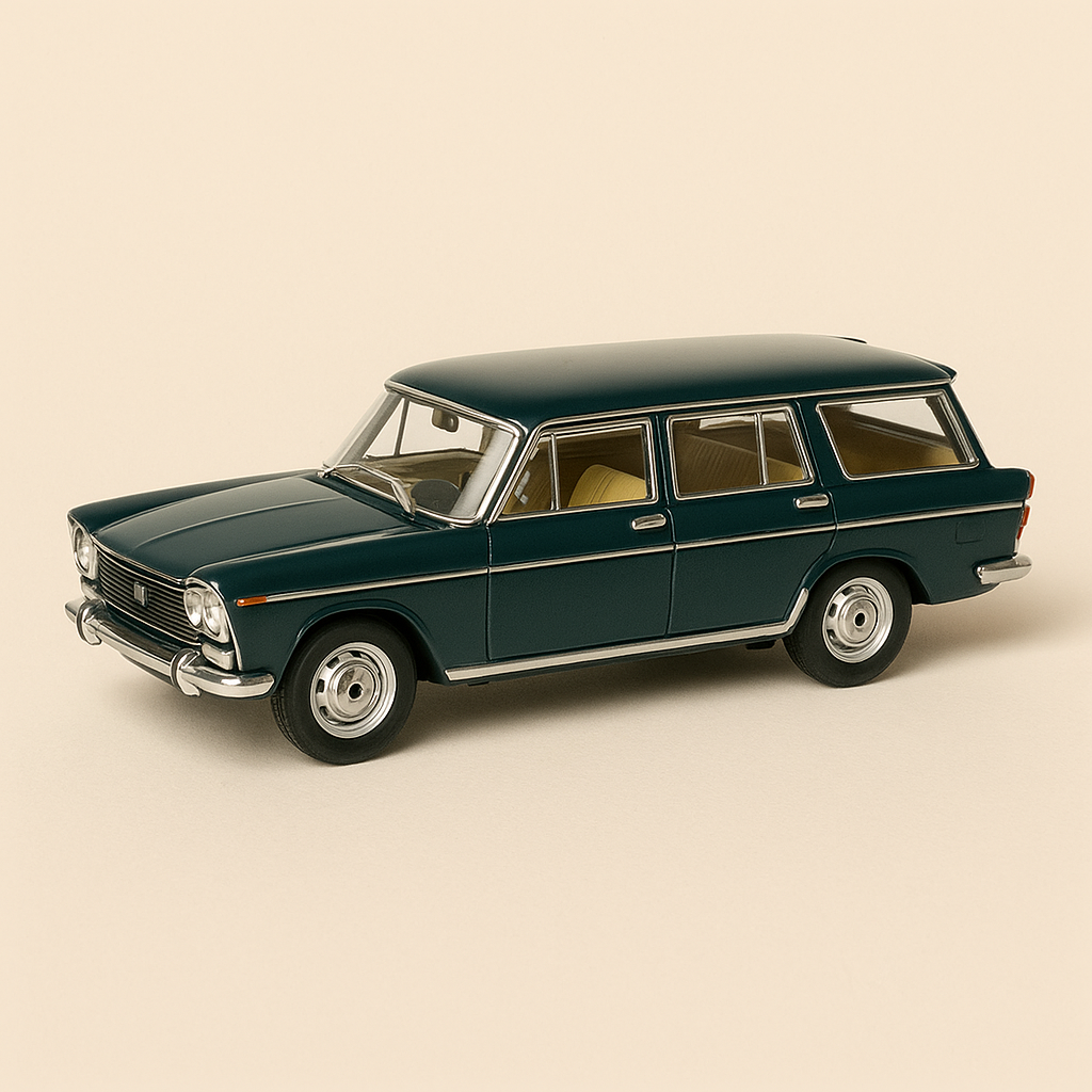 Fiat 2300 Familiare verte foncée de 1963 - collection Starline models