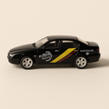 Alfa Roméo 166 noire partenaire officiel du tour de France de 2001 - Image haute qualité