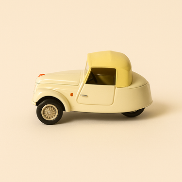 Peugeot VLV beige (boite plexi) - Image haute qualité