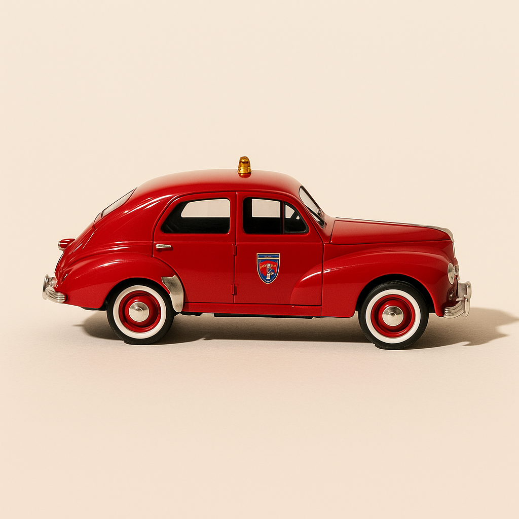 Peugeot 203 rouge de pompiers (Solido référence 4819)