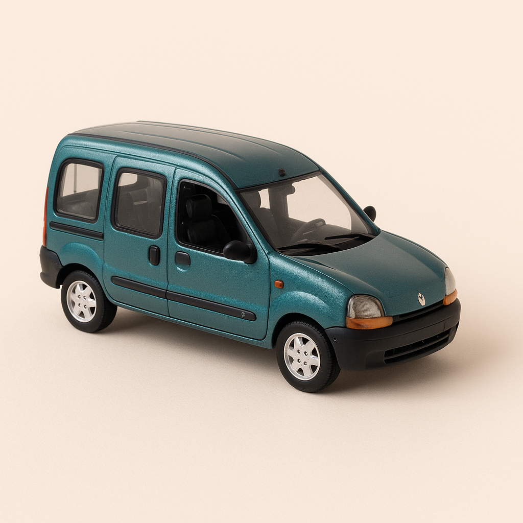 Renault Kangoo 1.4 RXE verte - NOREV (coffret boite rectangle) - voiture RESERVEE pour Mr COSSART