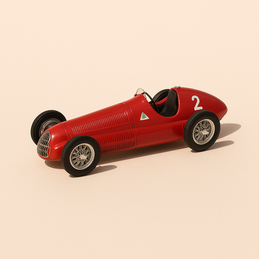 Alfa Roméo 158 rouge numéro 2 Formule 1 de 1950 - Image haute qualité