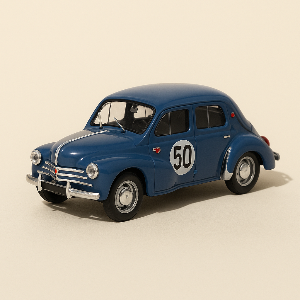 Renault 4 CV blo numéro 50 - 24 Stonnen vum Mans aus 1951