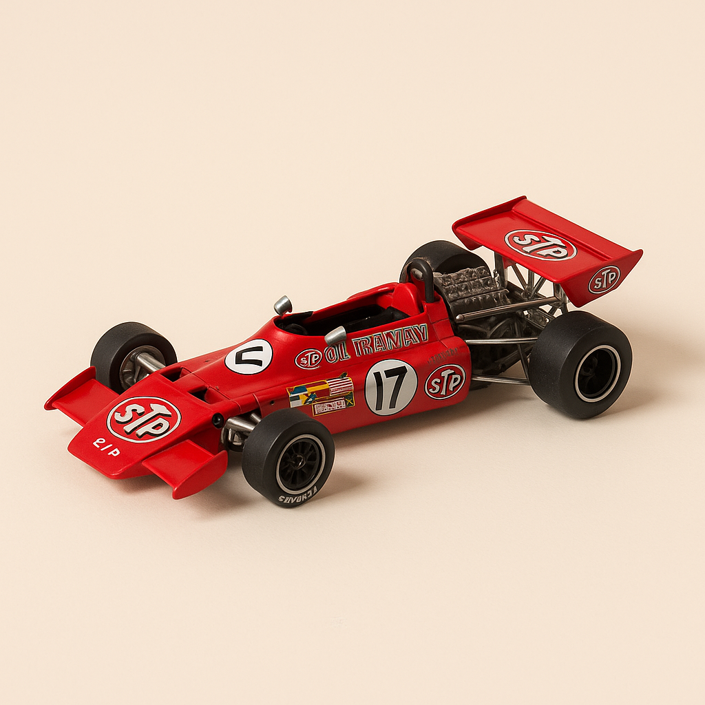March 711 rojo número 17 - Fórmula 1 - Gran Premio de Mónaco de 1971