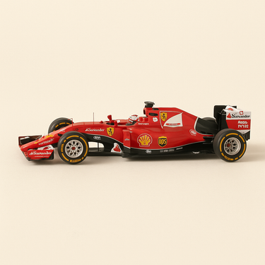 Ferrari SF15-T-2015 rouge numéro 5 - Formule 1 - grand pris de Malaisie de 2015 - Image haute qualité