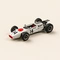 Honda RA300 blanche et rouge numéro 14 de 1967 - Formule 1 - Image haute qualité