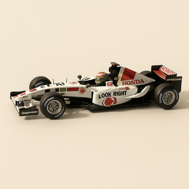 Honda RA 106 blanche et noire numéro 12 de 2006 - Formule 1 - Image haute qualité