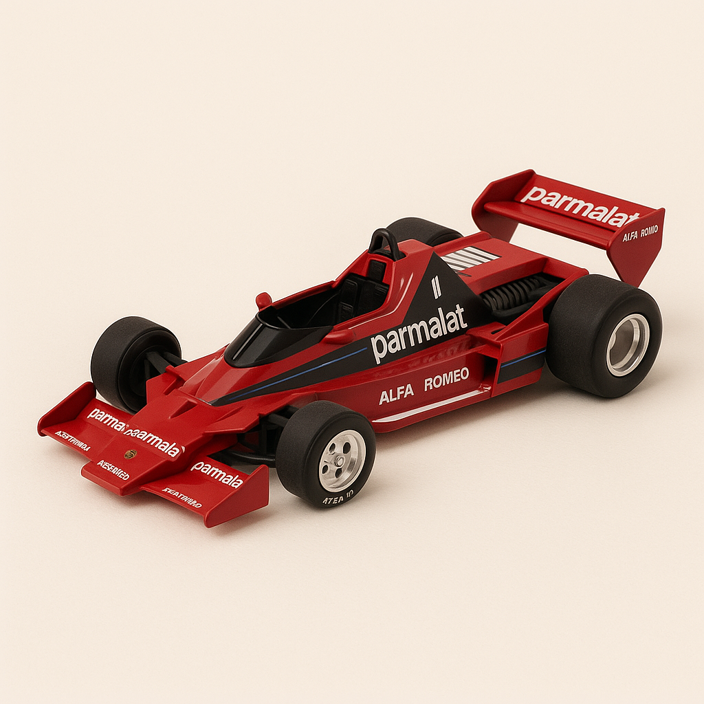Brabham BT46B rouge et noire numéro 1 - Formule 1 - grand prix de Suède de 1978 (Niki Lauda)