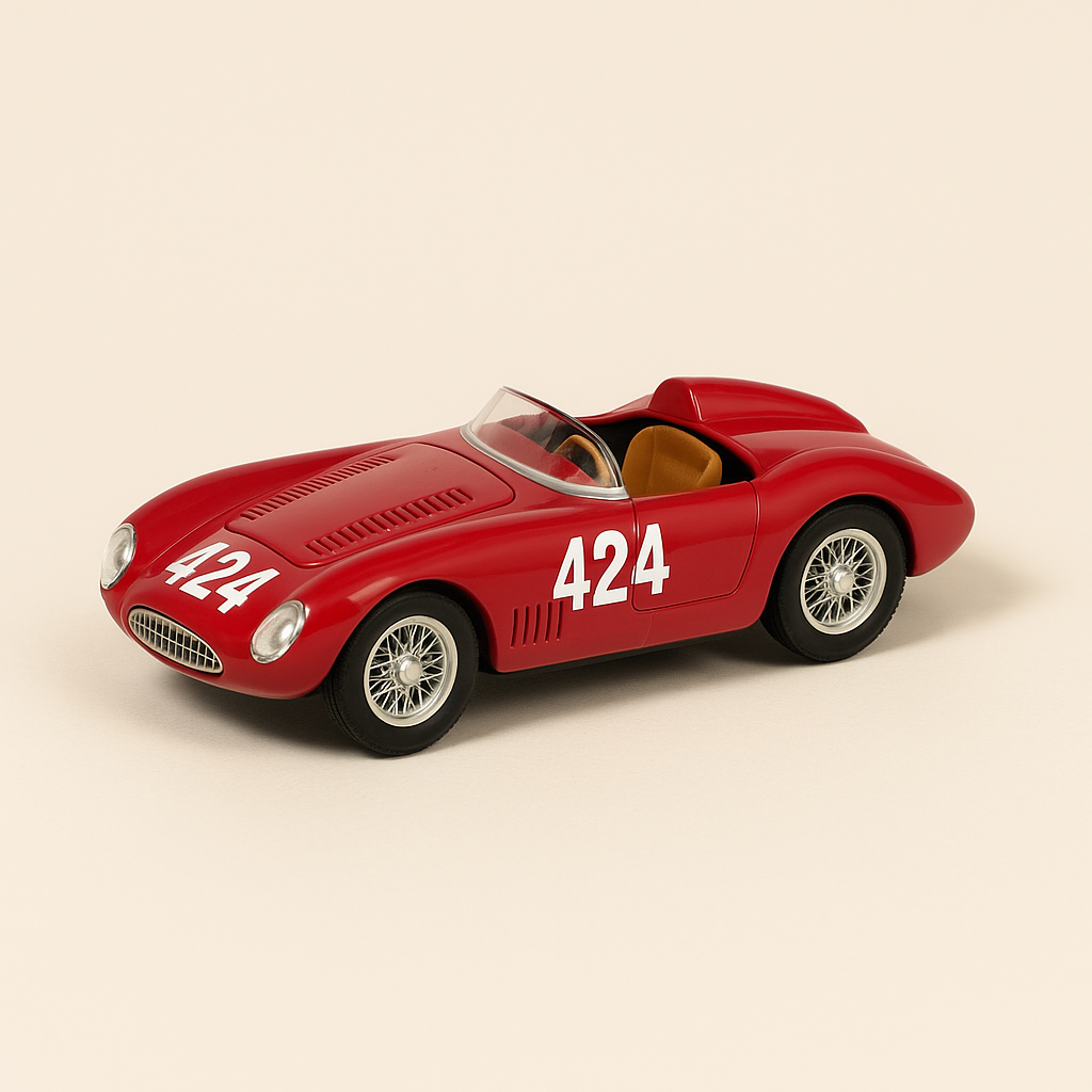 Osca MT4 1500 rouge numéro 424 - Mille Miglia de 1956 (collection Starline Models) - Manque le rétroviseur