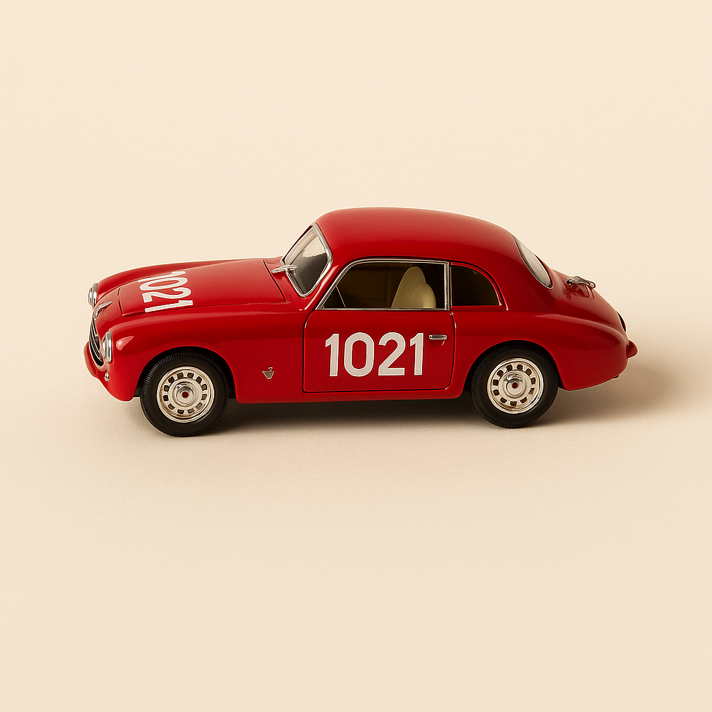 FIAT 1100 S red number 1021 - Mille Miglia 1948 (Starline Models collection)