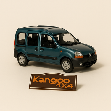 Renault Kangoo 4x4 verte foncée - NOREV (coffret boite rectangle) - Image haute qualité