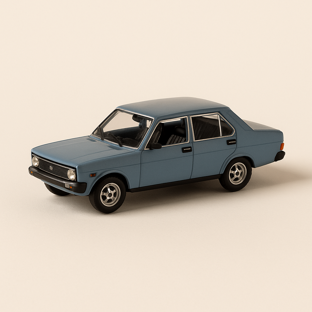 Fiat 131 Mirafiori azul de 1976