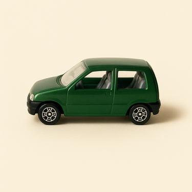 Fiat Cinquecento verte - Burago - Image haute qualité
