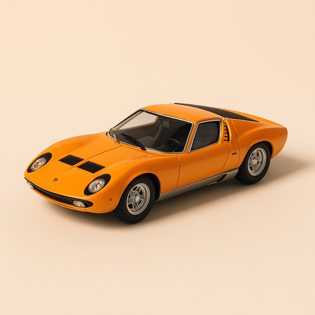 1966 orange Lamborghini Miura P400