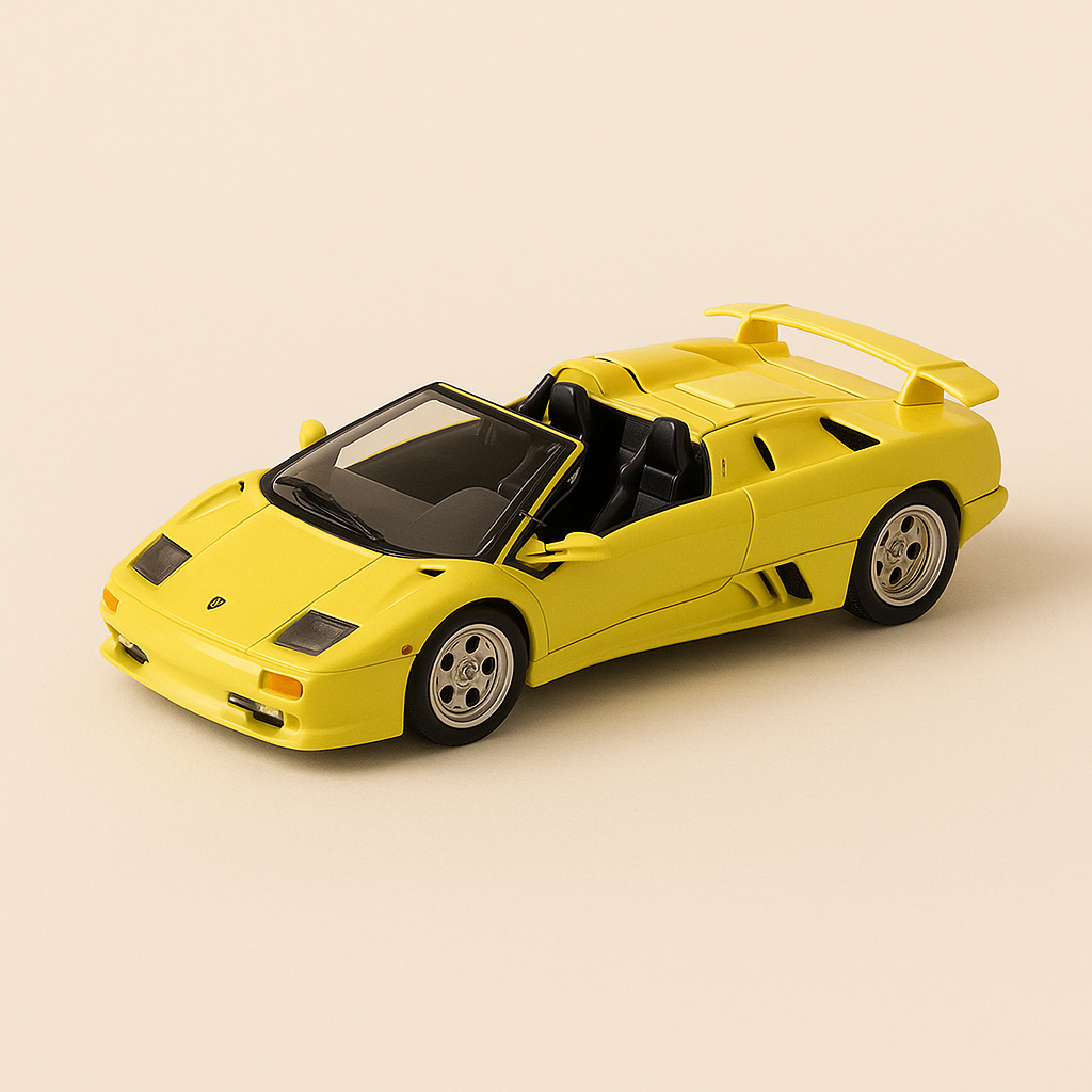 2000 Yellow Lamborghini Diablo Roadster