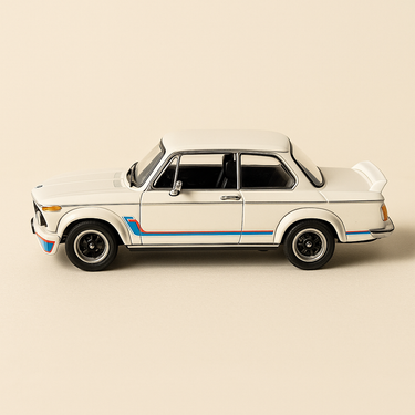 BMW 2002 turbo blanche de 1974 - Minichamps - Image haute qualité
