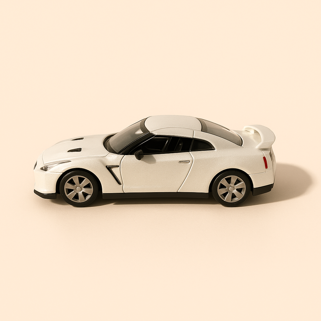 Nissan GTR blanche de 2009 - Burago