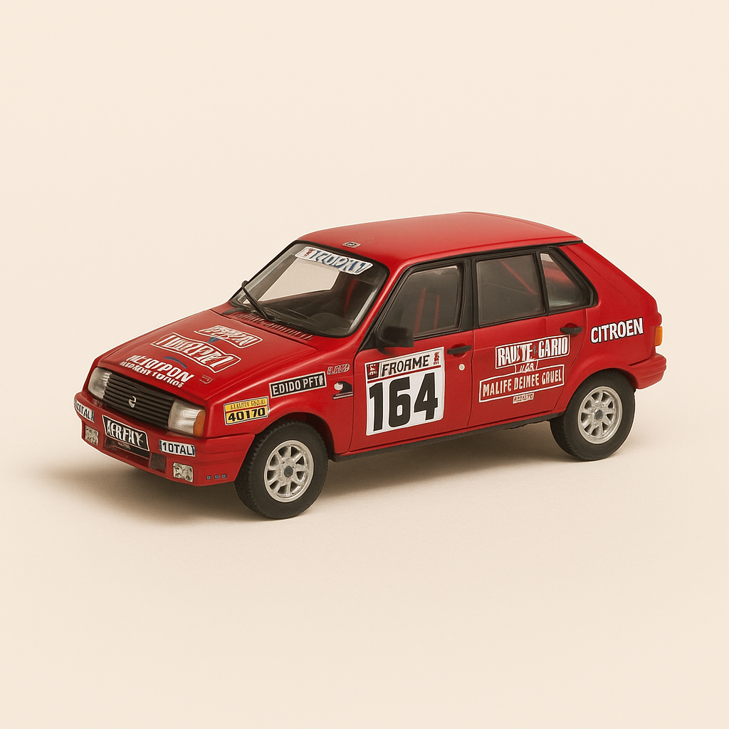 Citroën Visa 1000 pistes rode nummer 164 - Rallye Monte-Carlo 1987