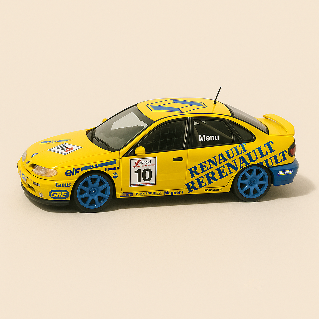 Renault Laguna BTCC jaune numéro 10 - Vitesse (boite en carton violette)