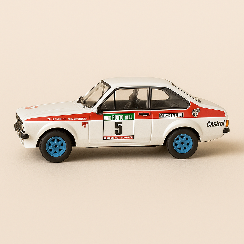 Ford Escort RS bianca e rossa numero 5 - Rally del Portogallo 1978