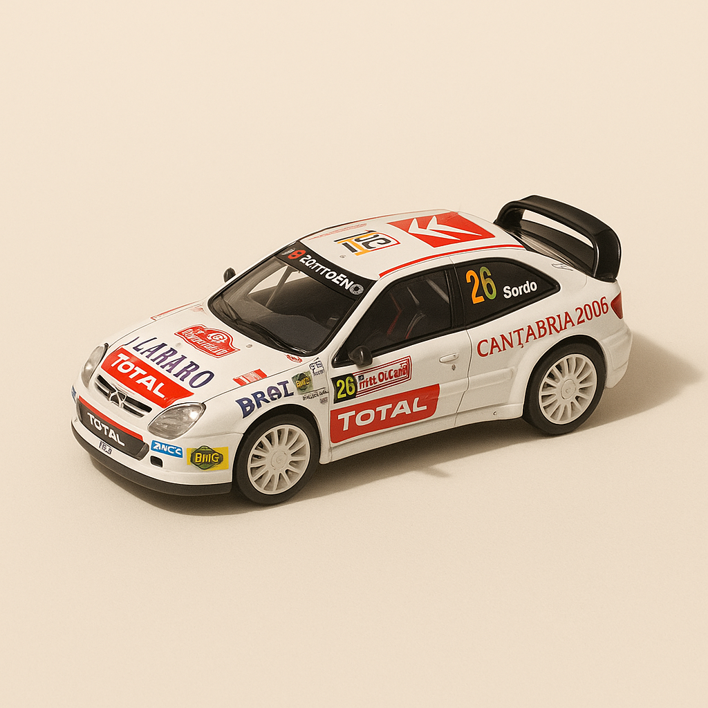 Citroën Xsara WRC witte nummer 26 - Rallye Monte-Carlo 2006
